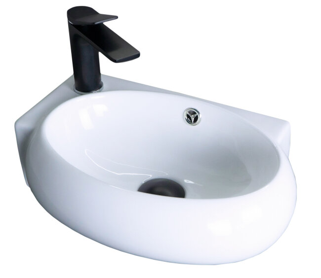 Раковина Gid N9100R 61103R подвесная белая 43.5x30x13 Раковина Gid N9100R 61103R подвесная белая 43.5x30x13