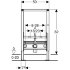 Монтажный элемент Geberit Duofix для биде, 82 см, универсальная