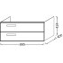 Тумба подвесная без раковины Jacob Delafon Rythmik EB1304-G80