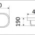 Умывальник CeramaLux 5006B