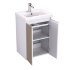 Тумба подвесная VELVEX Klaufs 50.2D-617.216 с раковиной Cersanit COMO 50