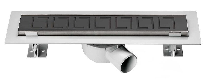 Душевой лоток SAY OPTIMA 601.80.B.M.S.BLOK, 80 см, матовый черный