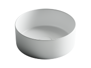 Умывальник чаша накладная круглая (цвет Белый Матовый) Element 358*358*137мм