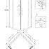 Душевой уголок 90x90 GROSSMAN Pragma PR-90RG