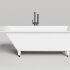 Ванна каменная встраиваемая матовая 180x80 Salini CASCATA KIT 104523M