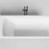 Ванна каменная встраиваемая матовая 180x80 Salini CASCATA KIT 104523M