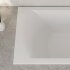 Ванна каменная встраиваемая матовая 180x80 Salini CASCATA KIT 104523M
