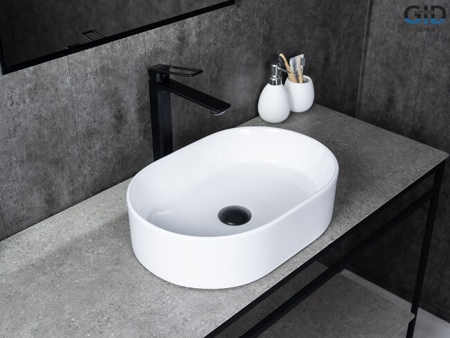 Раковина Gid N1330 51239 накладная белая 46.5x32x12 Раковина Gid N1330 51239 накладная белая 46.5x32x12