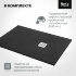 Душевой поддон Roca Terran 1200x800 черный, с сифоном и решеткой, AP1014B032001400