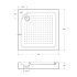 Акриловый поддон BelBagno TRAY-BB-A-95-15-W