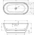 Акриловая ванна INSPIRE FS 160x75