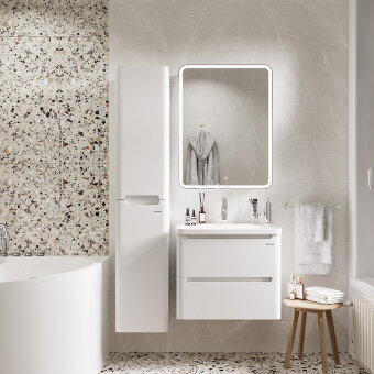 Тумба подвесная GROSSMAN АДЕЛЬ 60 белая под умывальник АДЕЛЬ 60