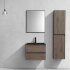 База под раковину Luka 600 подвесная, 2 выкатных ящика soft-close, R.Oak
