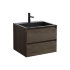 База под раковину Luka 600 подвесная, 2 выкатных ящика soft-close, R.Oak