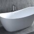 Ванна каменная отдельностоящая матовая 170х75 Salini NOEMI 170 101722MRH окрашена по RAL снаружи