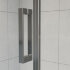 Душевая дверь Flex VDP-1F900CLB, 900, черный, стекло прозрачное