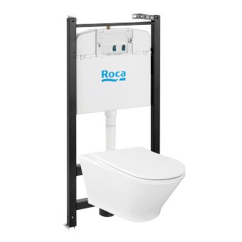 THE GAP ROUND чаша унитаза подвесная Rimless, с инсталляционной системой, сиденье с крышкой, белый THE GAP ROUND чаша унитаза подвесная Rimless, с инсталляционной системой, сиденье с крышкой, белый