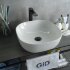 Раковина Gid D1301 51180 накладная белая 42.5x42.5x14.5