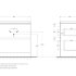 База под раковину напольная BelBagno ALBANO-800-2C-PIA-PS