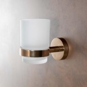 Держатель зубных щеток стакан 7 см BEMETA CORAL золото