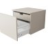 Тумба подвесная VELVEX Unit 50x40 выдв. ящик внутр. ящик шёлк шампань