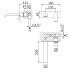 Смеситель для раковины CEZARES PORTA-BLI-01-W0