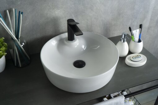 Раковина Gid D1306 51181 накладная белая 44x44x14 Раковина Gid D1306 51181 накладная белая 44x44x14