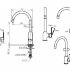 Смеситель для кухни F7191183CP-RUS