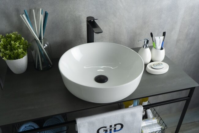 Раковина Gid D1315 51182 накладная белая 41.5x41.5x13.5 Раковина Gid D1315 51182 накладная белая 41.5x41.5x13.5