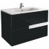 Тумба под раковину Roca Victoria Nord Black Edition 80 2 ящика ZRU9000097 Тумба под раковину Roca Victoria Nord Black Edition 80 2 ящика ZRU9000097