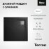 Душевой поддон Roca Terran 900x900 черный, с сифоном и решеткой, AP10338438401400