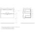 База под раковину подвесная BelBagno MARINO-800-2C-SO-RCA-P