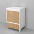 Тумба напольная VELVEX Klaufs 60.2D.1Y-617.216 с раковиной Cersanit COMO 60