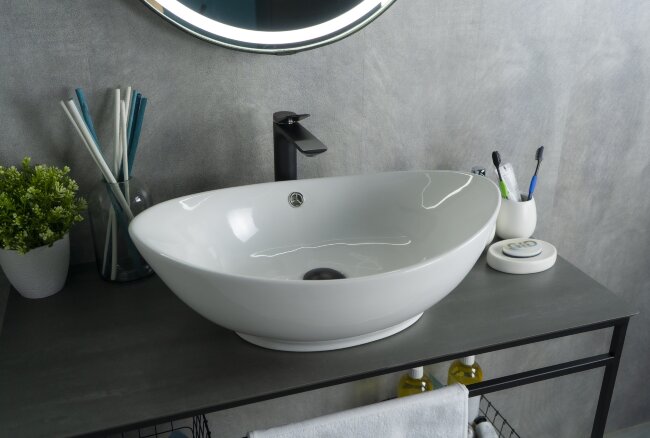 Раковина Gid N9019 51108 накладная белая 60x37x19 Раковина Gid N9019 51108 накладная белая 60x37x19