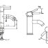 Смеситель для умывальника Slim F1332366CP-RUS